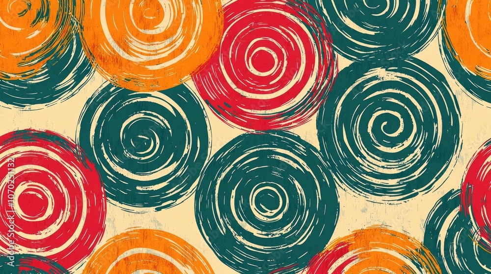 Abstract background with colorful spiral patterns. Abstract background with colorful spiral patterns.