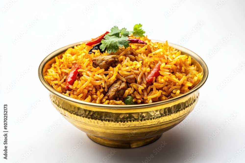 Biryani Rice Dish with Spices and Chili Pepper Biryani Rice Dish with Spices and Chili Pepper
