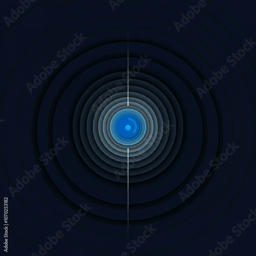 Abstract radial design in b...
