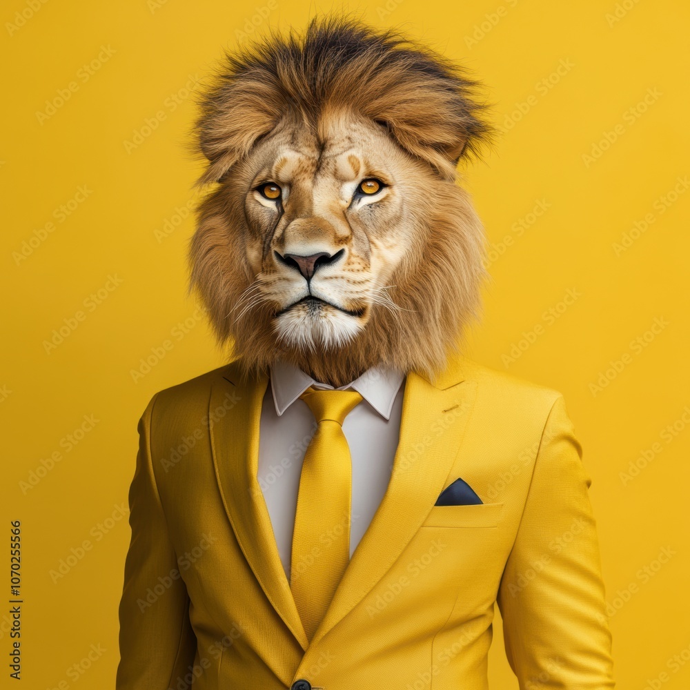 Lion in Suit.