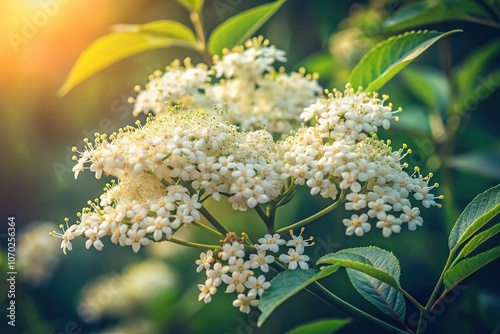 Elderberry Spring Minimalist Medicinal Plant Photography photo