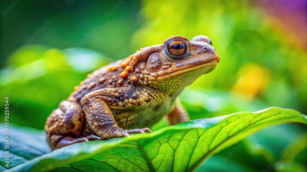 Explore the extraordinary beauty of a common toad in a miniature world. Explore the extraordinary beauty of a common toad in a miniature world.