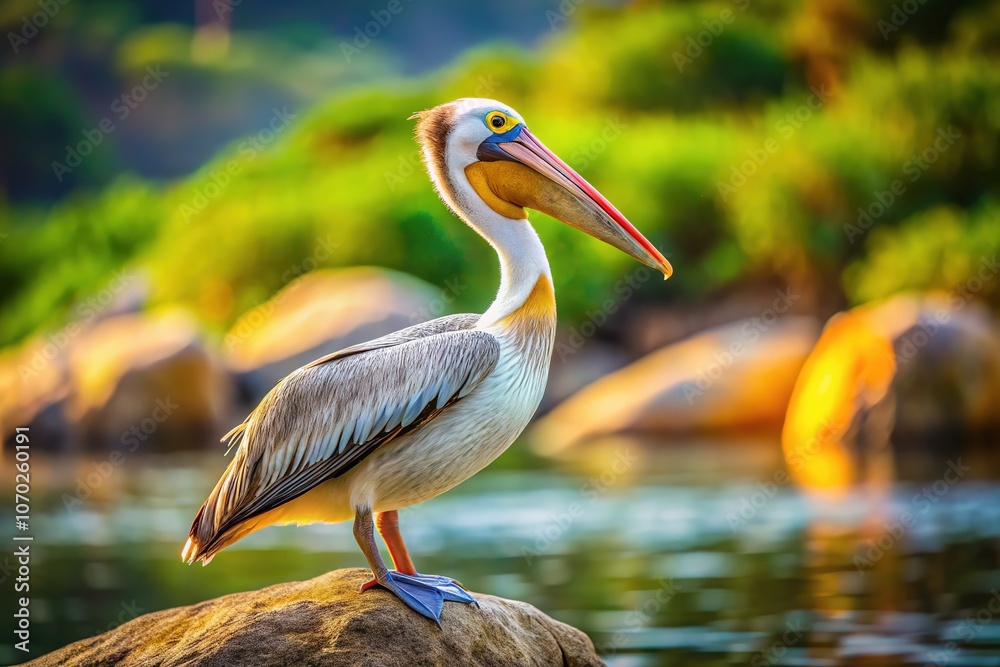 Explore the innocence of nature with this adorable baby pelican in a captivating wildlife photograph.