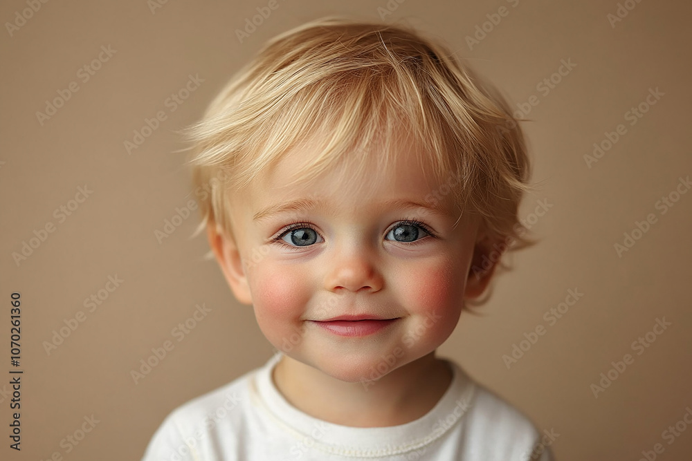 portrait of an white little boy with a smile portrait of an white little boy with a smile