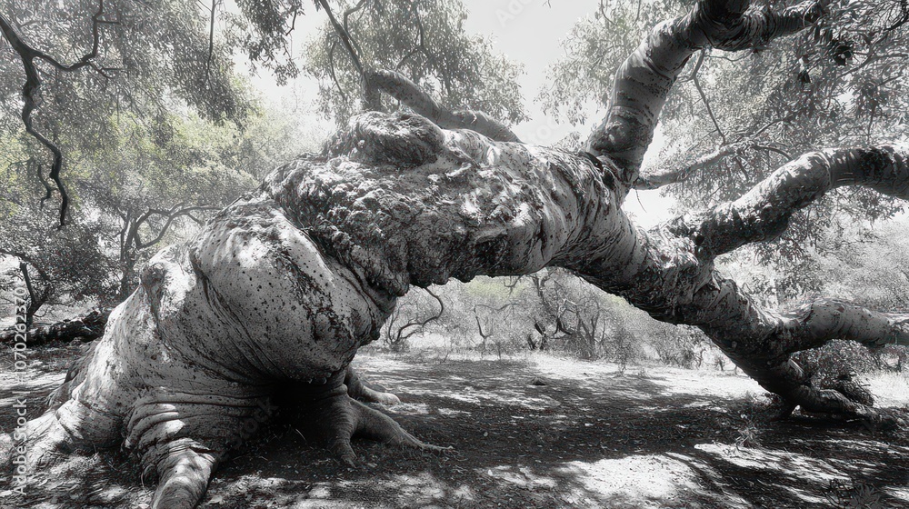 Fototapeta premium Ancient Tree in a Forest