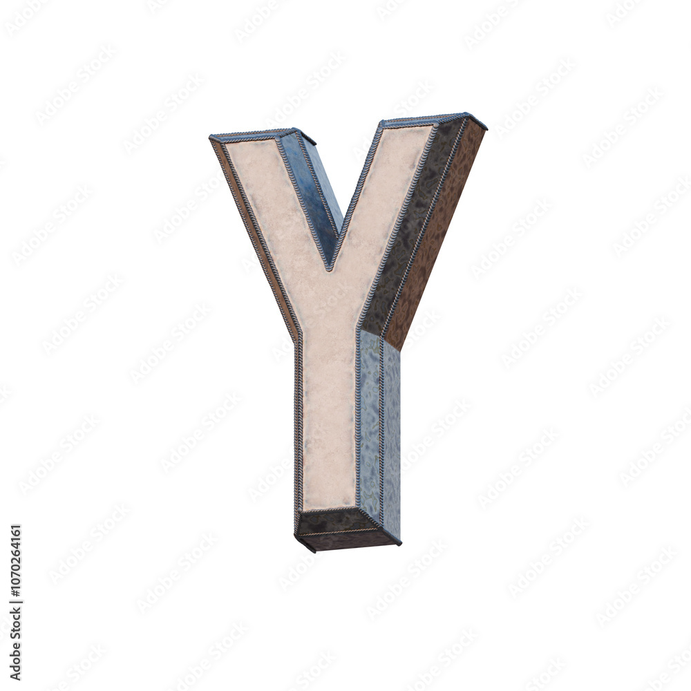 3D Industrial Alphabet - Weld on the Metal 3D Industrial Alphabet - Weld on the Metal
