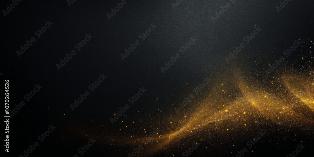 Obraz premium Golden Road The Magical Trail of Cosmic Light