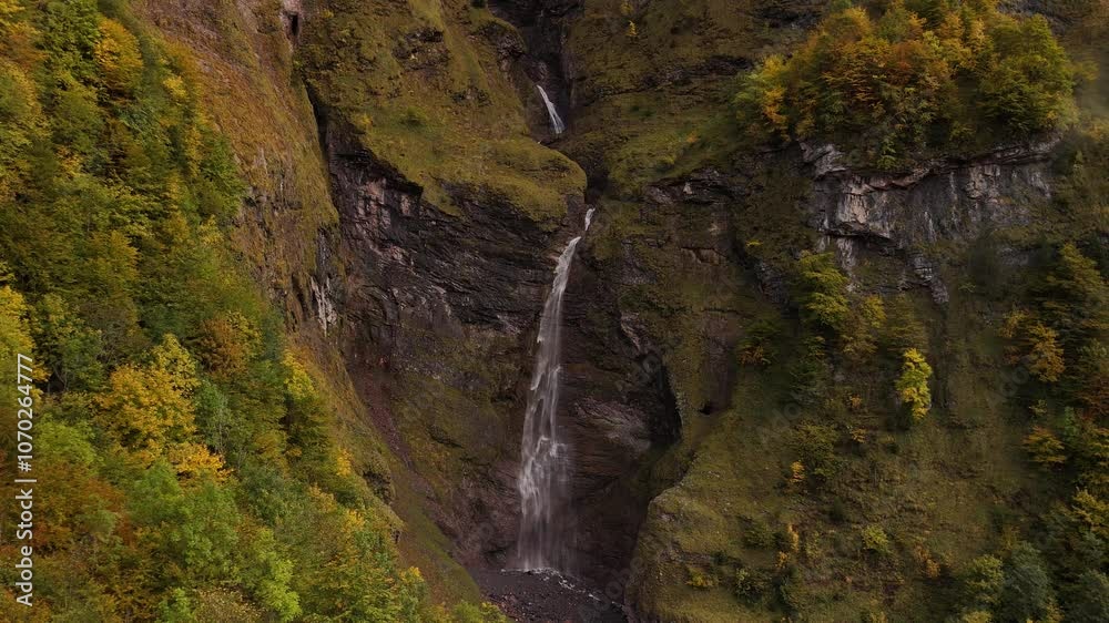 Klöntal Glarus waterfall trail mountain nature cascade Switzerland water Klöntal Glarus waterfall trail mountain nature cascade Switzerland water