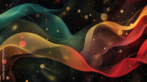 abstract holiday bokeh background
