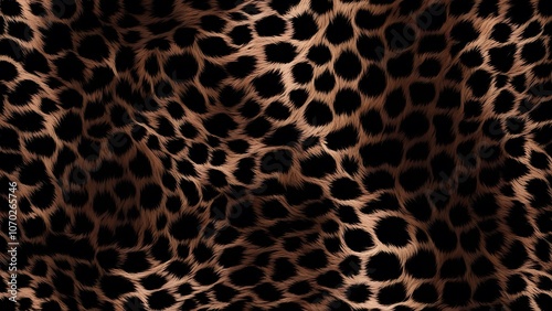 leopard print dark background real wild animal spots modern design