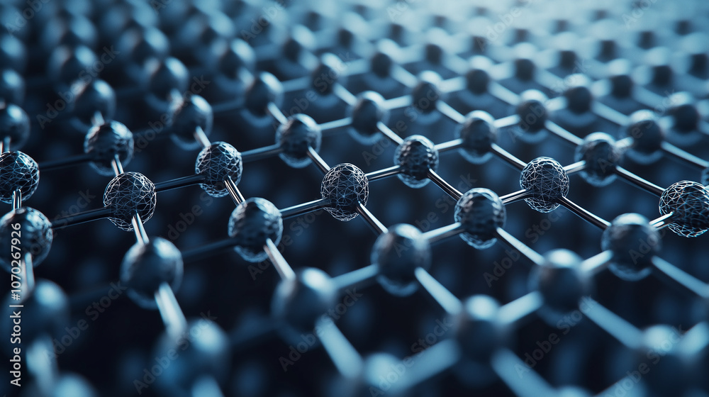 Obraz premium Nano fabric , Nanotechnology , Smart textiles modern materials with high quality and versatility : Generative AI