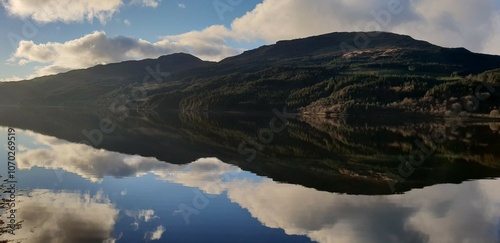 lake in the mountains photo