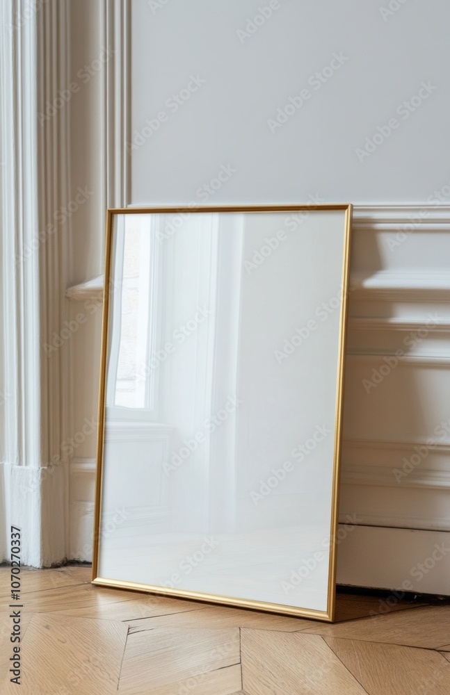 Gold Frame Mockup. Gold Frame Mockup.