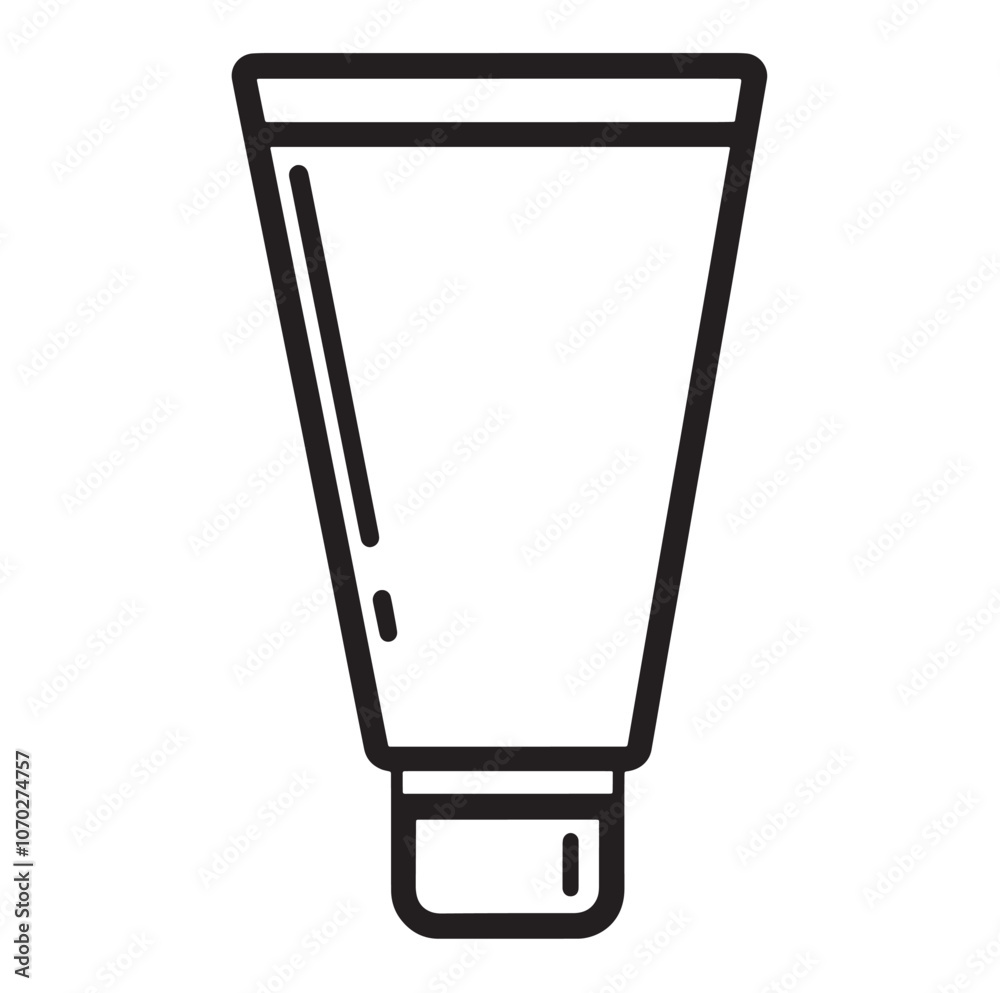 Cream tube icon Outline cream tube vector icon Cream tube icon Outline cream tube vector icon