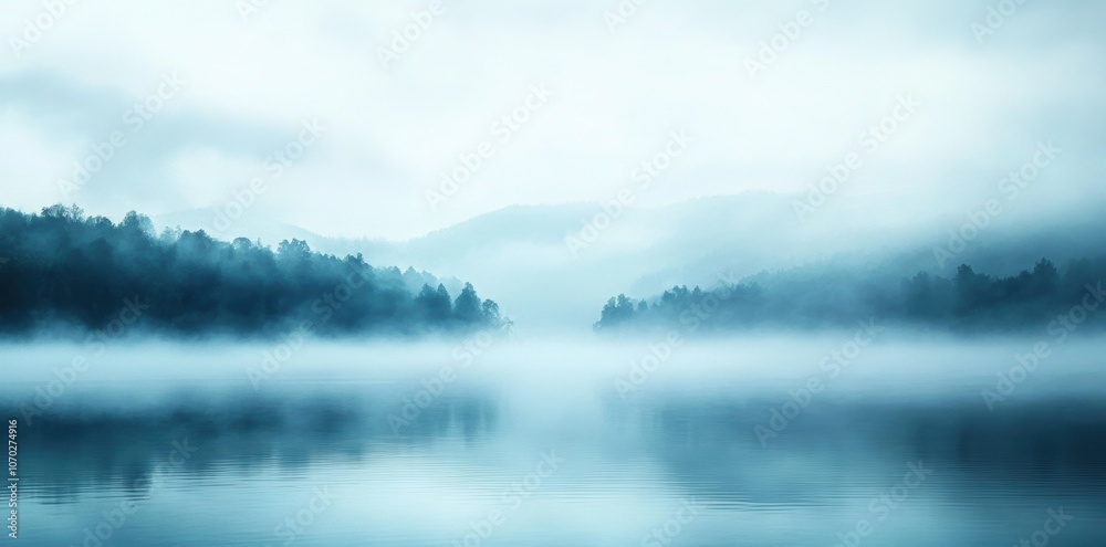 Misty Lake.