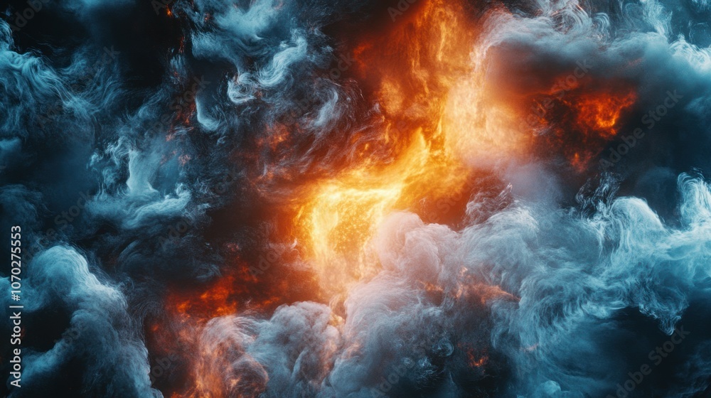 Abstract Fire and Ice Abstract Fire and Ice