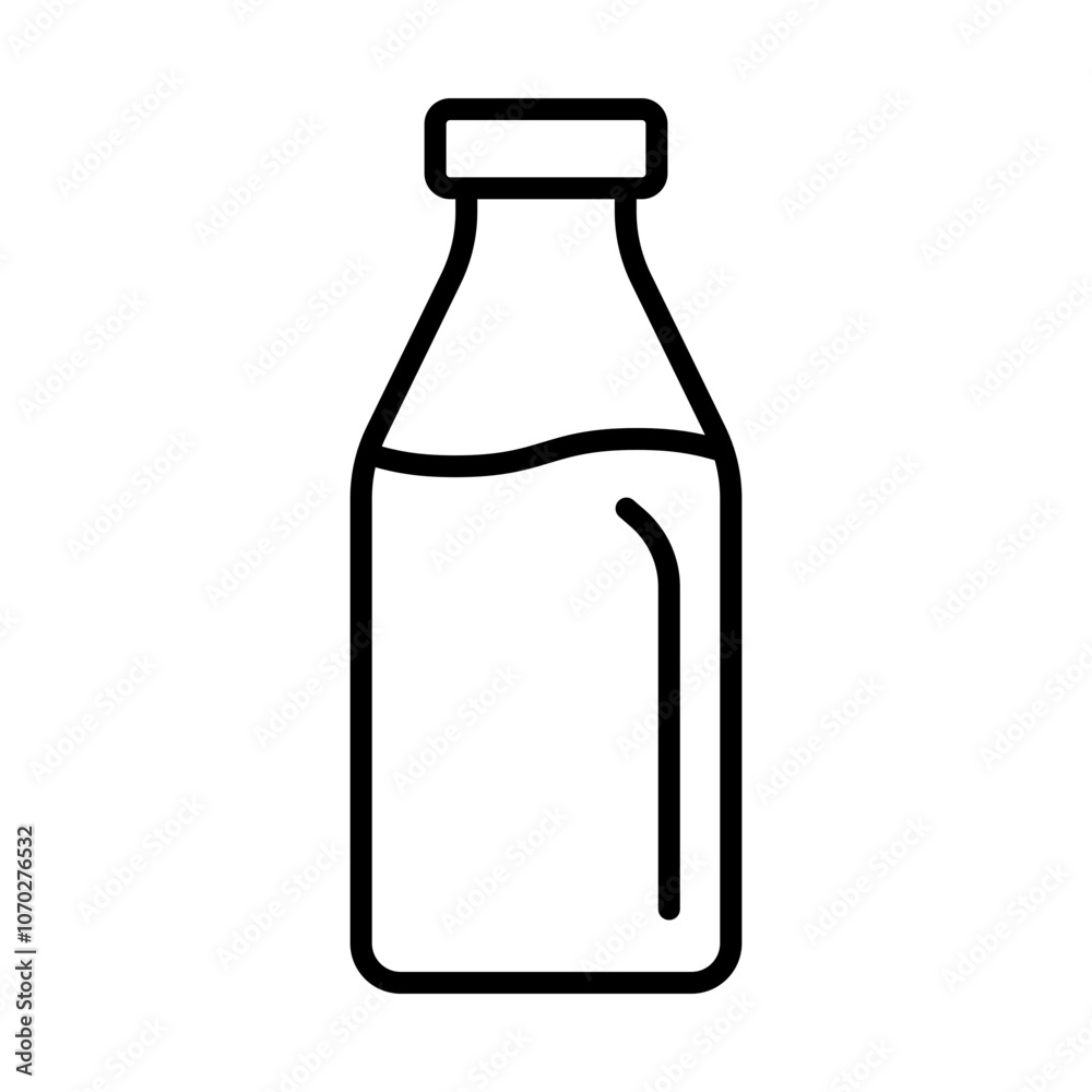 Bottle line icon Bottle line icon