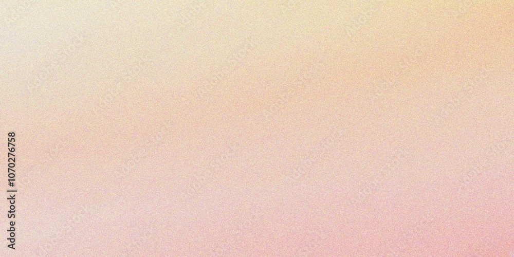Abstract yellow and orange gradient background, grainy noise texture gradient