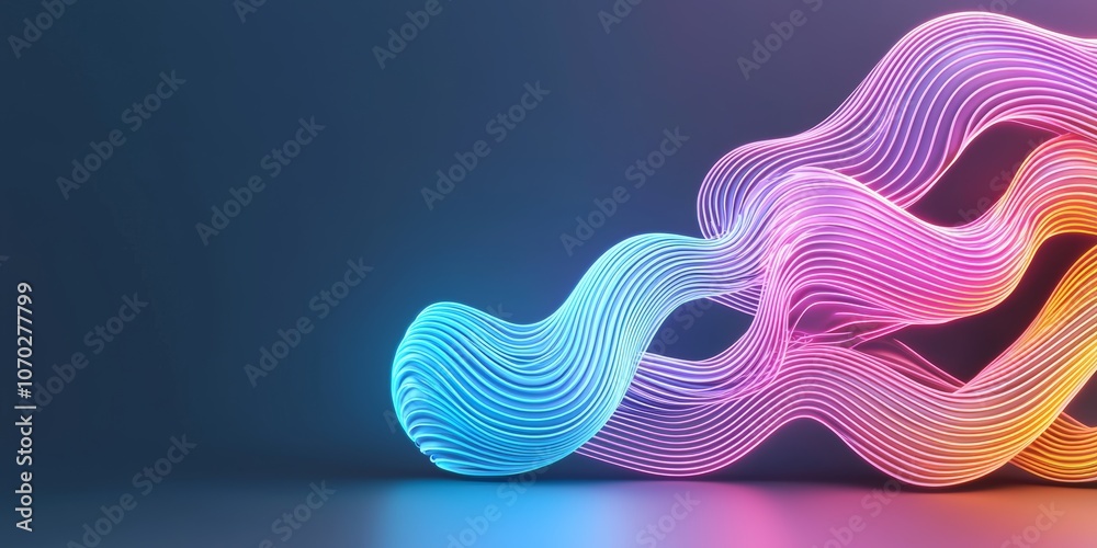 The vibrant fusion of modern dark stripes and neon pink luminous lines The vibrant fusion of modern dark stripes and neon pink luminous lines