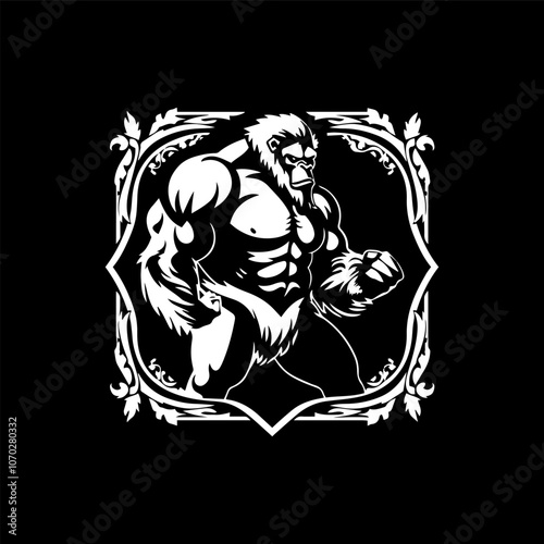 Simple Logo Gorilla photo