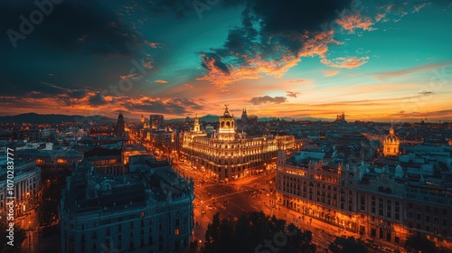 Cityscape Sunset