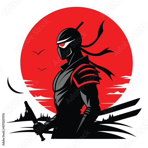 Samurai swordsman hero