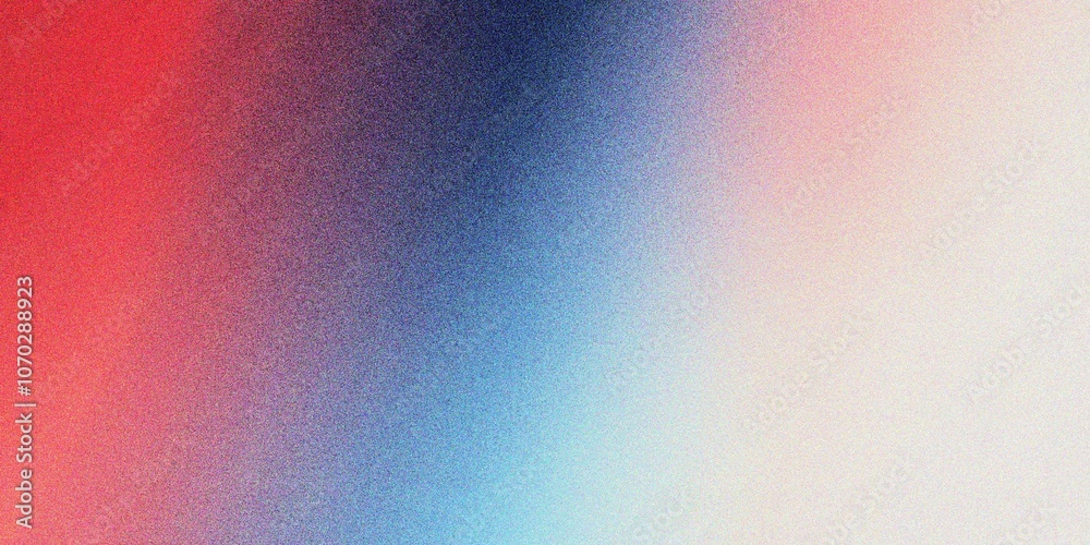 Abstract red and blue gradient background, grainy noise texture gradient Abstract red and blue gradient background, grainy noise texture gradient