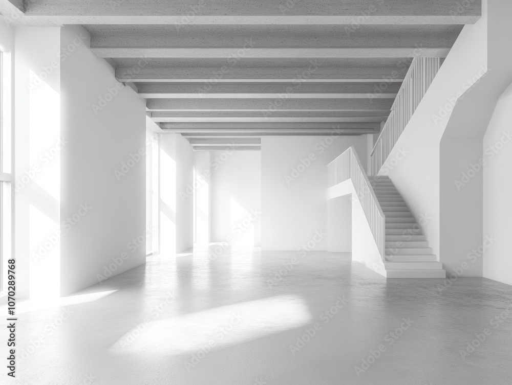 Obraz premium Modern Loft Interior.