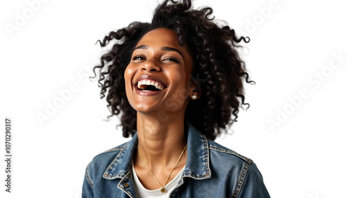 Wallpaper Mural Joyful Woman Portrait Torontodigital.ca