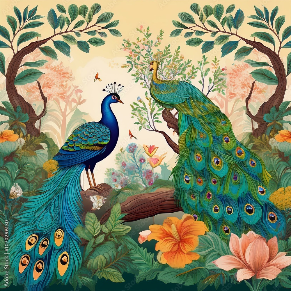 Fototapeta premium Lush Jungle Paradise