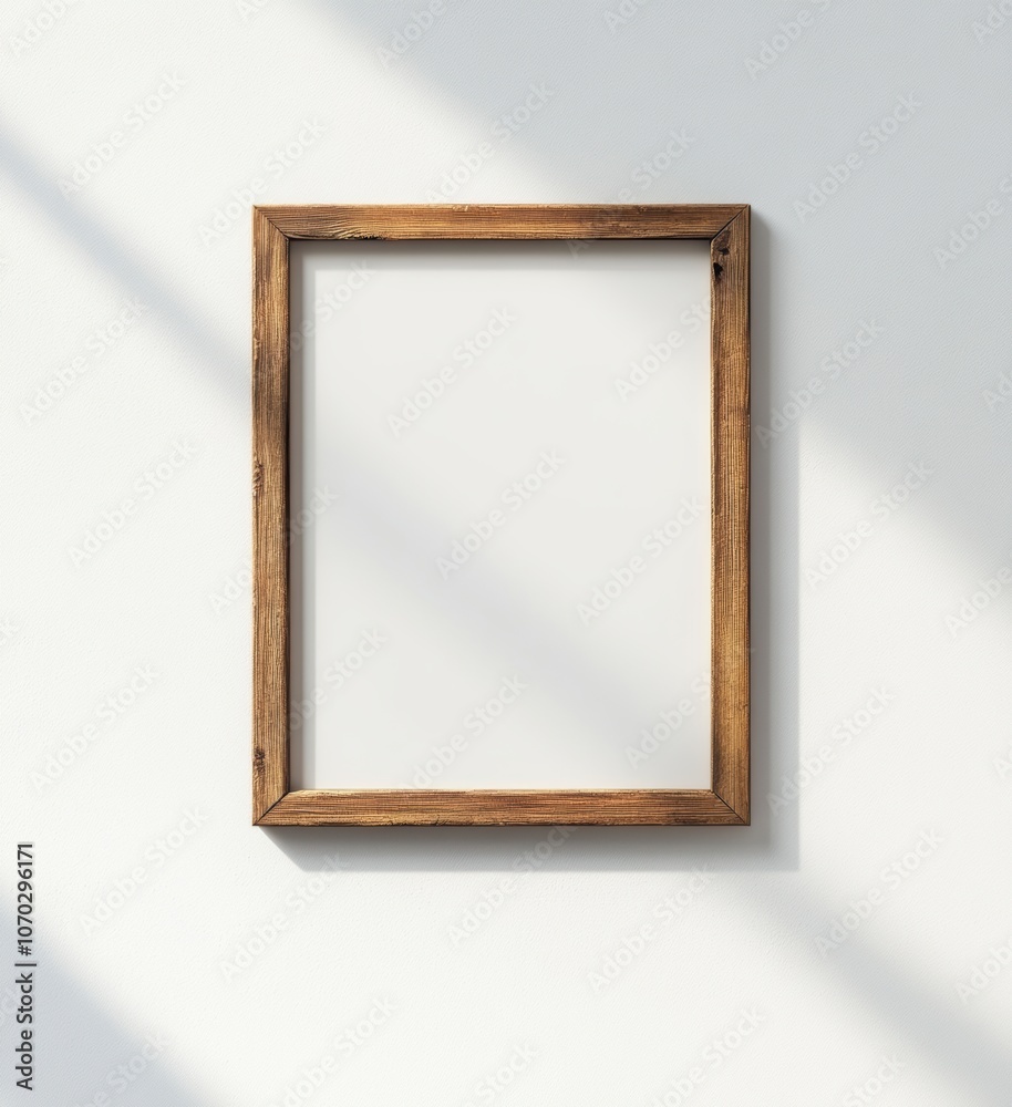 Wooden Frame Mockup. Wooden Frame Mockup.