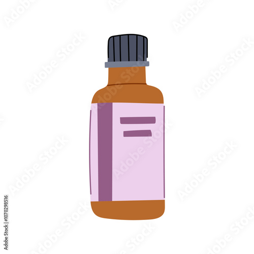 hydrate hair serum cartoon. growth moisture, volume silk, gloss revive hydrate hair serum sign. isolated symbol vector illustration