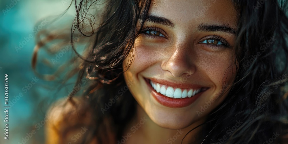 Smiling Latin woman. Smiling Latin woman.