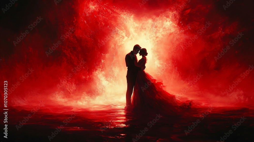 red backlit couple ya paranormal fantasy surrounded mist glowing light red backlit couple ya paranormal fantasy surrounded mist glowing light