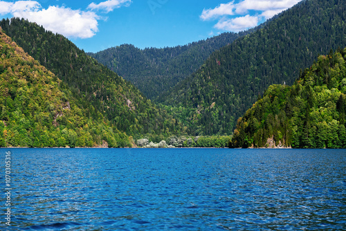 lake in the mountains