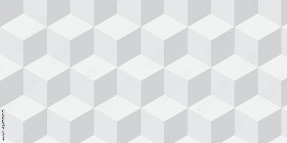 White geometric cube creative concept triangle overlap square technology background. digital cubes fabric and wallpaper grid block texture background. White geometric cube creative concept triangle overlap square technology background. digital cubes fabric and wallpaper grid block texture background.