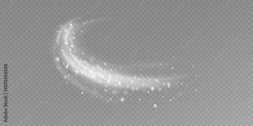 Texture of cold winter wind. Festive vector blizzard.Wind effect.Speed.