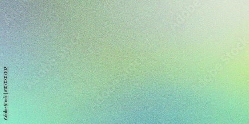 Abstract yellow green gradient background, grainy noise texture gradient