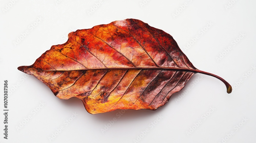 Fototapeta premium Single Autumn Leaf