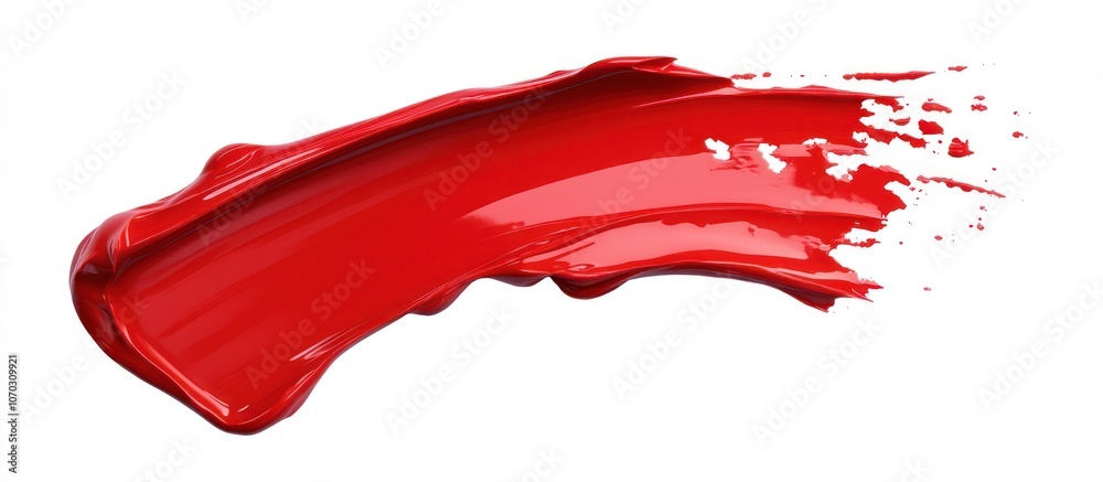 Red Paint Swirl Red Paint Swirl