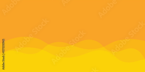Yellow Abstract shape background with gradient purple shades