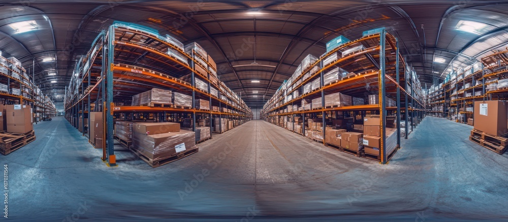 Obraz premium Warehouse Storage Interior