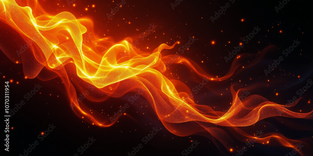 Golden Flame: Mystical Dance of Fire Golden Flame: Mystical Dance of Fire