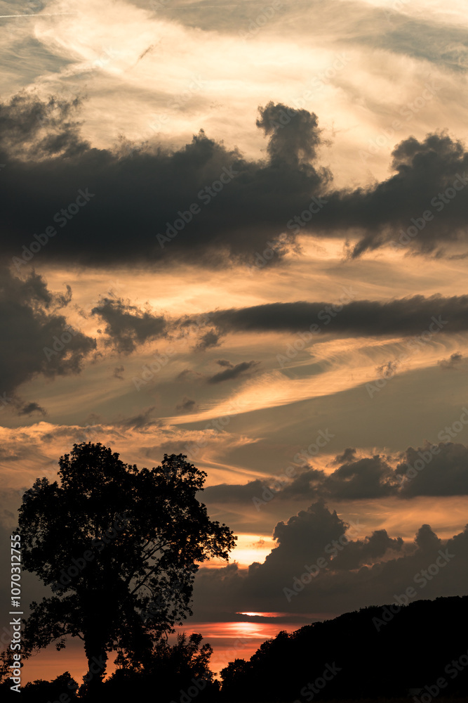 Fototapeta premium Bilder die beim Sonnenuntergang enstanden