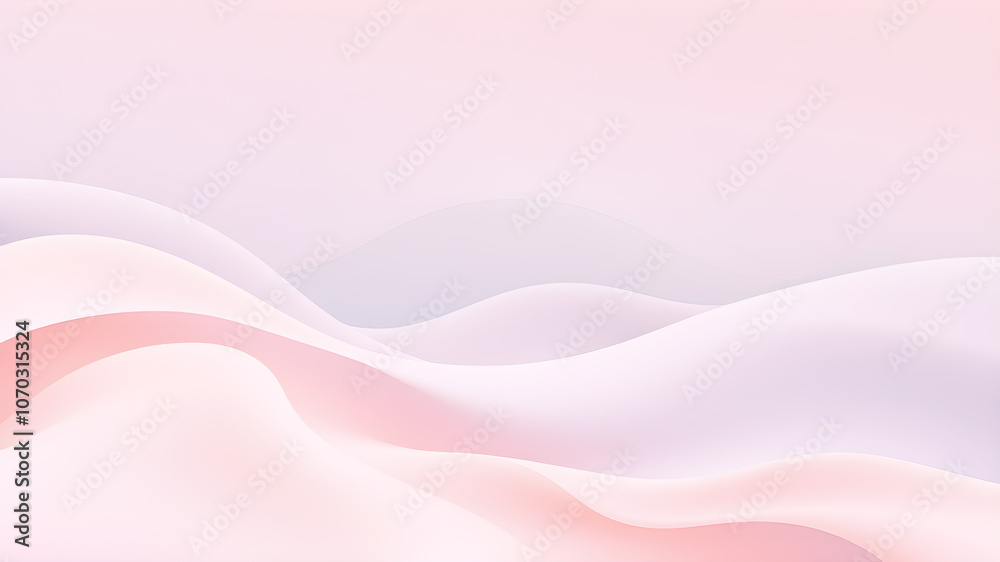 Pastel waves in soft pink, blue, and peach, gently blending together with a hint of gradient, giving a delicate and airy feel Pastel waves in soft pink, blue, and peach, gently blending together with a hint of gradient, giving a delicate and airy feel