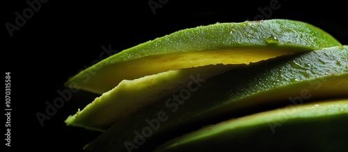 Close Up of Sliced Avocado