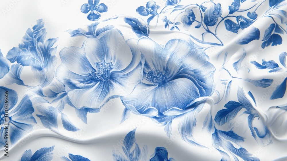 Close-up of a delicate blue floral pattern on a white background. Soft and elegant, this design is perfect for adding a touch of nature to your projects. Close-up of a delicate blue floral pattern on a white background. Soft and elegant, this design is perfect for adding a touch of nature to your projects.