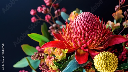 Vibrant Red Flower Bouquet