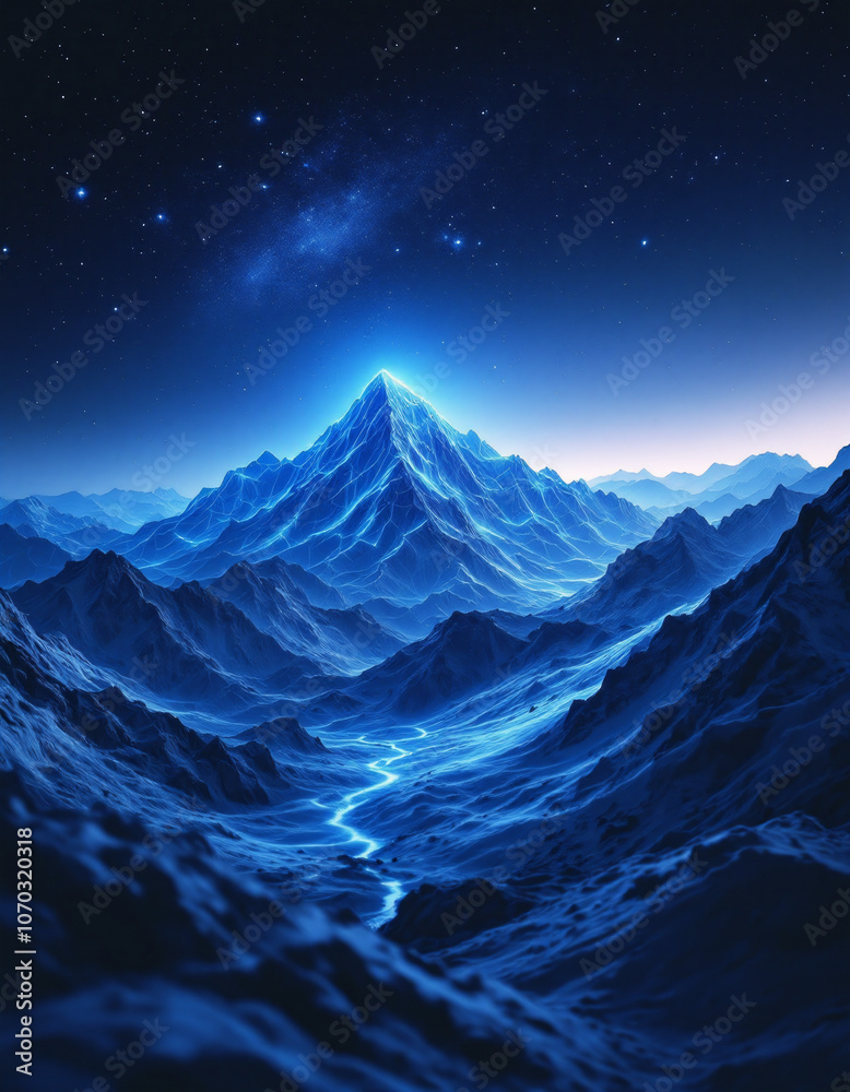 Mountain landscape Mountain landscape