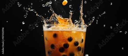 Bubble Tea Splash photo